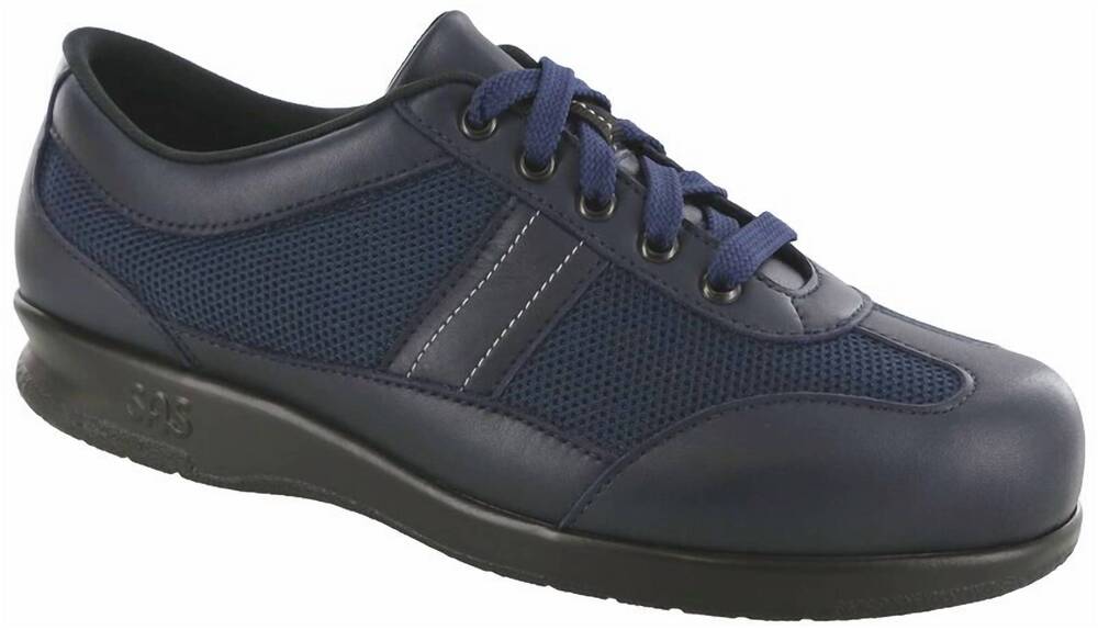 NEW SAS women's free time mesh walking shoe in navy